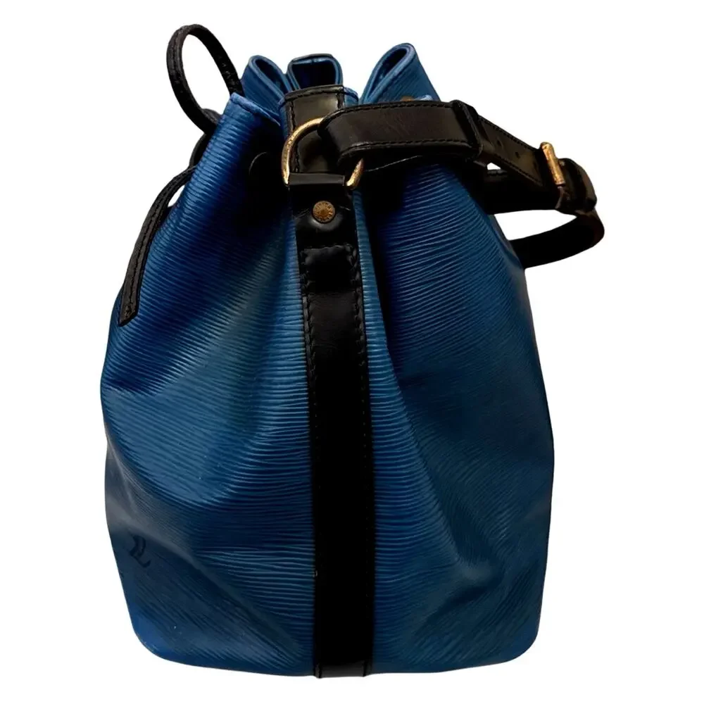 Louis Vuitton Blue Epi Leather Crossbody with Black Trim